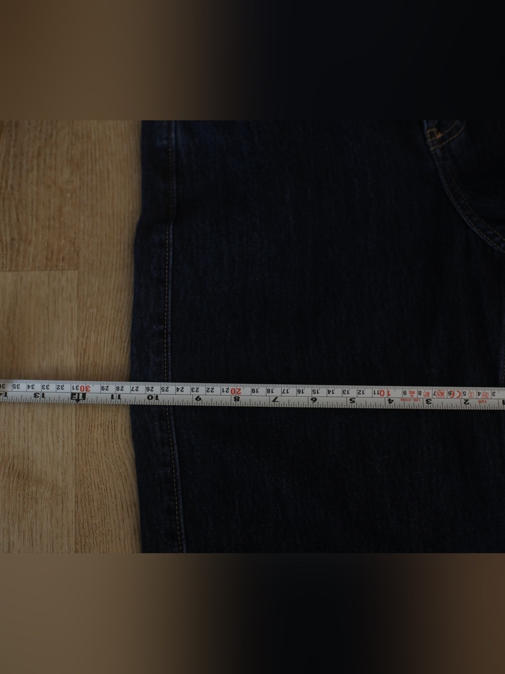 Hollister High Rise Baggy‎ Jeans Size 00 Dark Wash Wide Leg Y2K Womens - Picture 11 of 12
